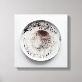 Monochrome Kaffeetextur abstrakt Art 17 Leinwanddruck