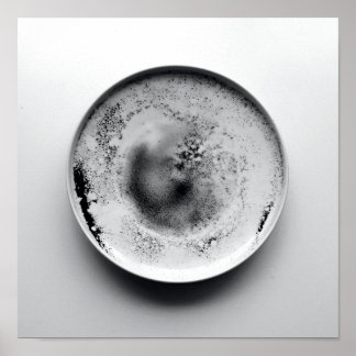 Monochrome Kaffeetextur abstrakt Art. 19 Poster