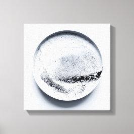 Monochrome Kaffeetextur abstrakte Art 7 Leinwanddruck