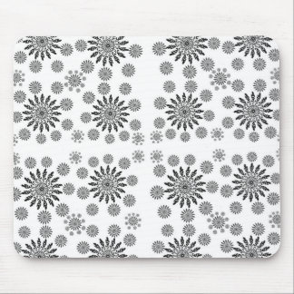 ​Monochrome Mandala Symphony: Modern Geometric Pat Mousepad