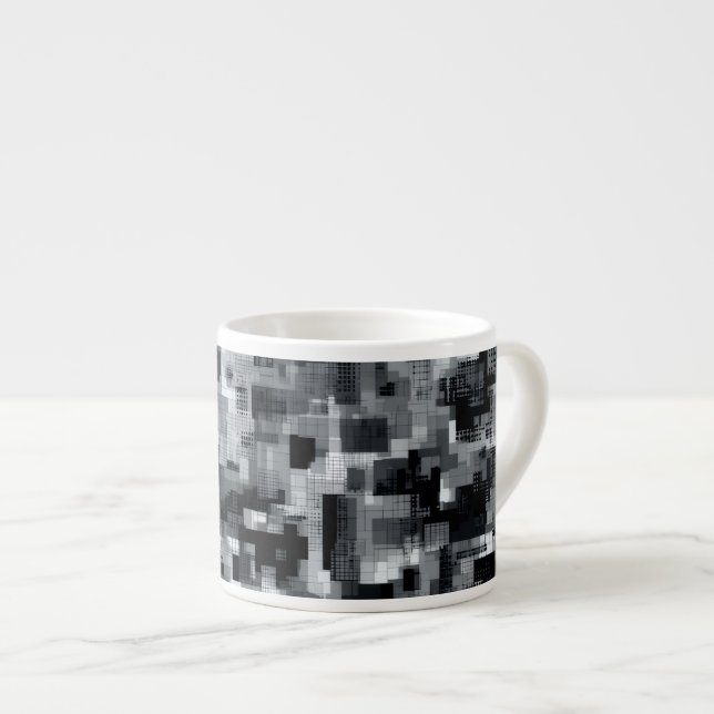 Monochrome Matrix Espressotasse (Vorderseite Rechts)