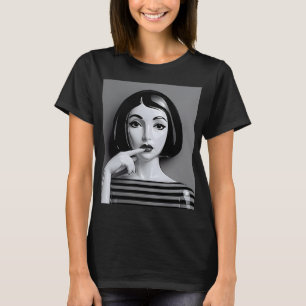 Monochrome Maus-T-Shirt T-Shirt
