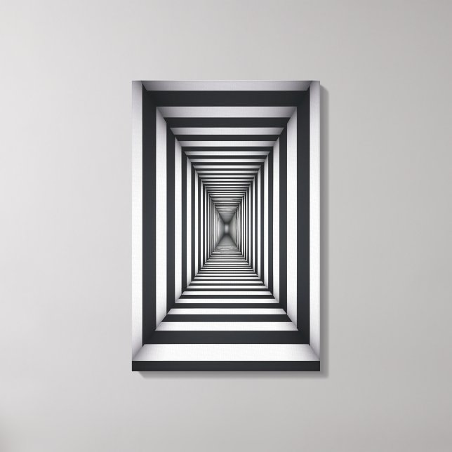 Monochrome Odyssey Leinwanddruck (Vorderseite)