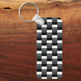 Monochrome Pattern of Gray, Grey, Black and White Schlüsselanhänger