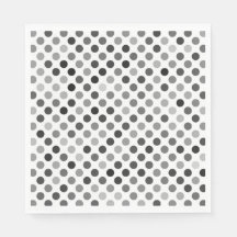 Monochrome Polka-Dottern-Muster (Schwarz-Weiß-Punk
