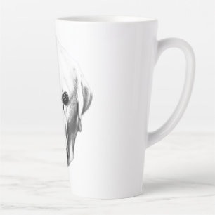 Monochrome Präsenz Milchtasse