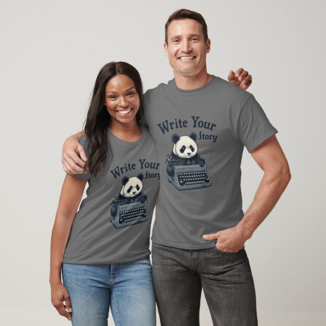 Monochrome Retro Animal PANDA T - Shirt Collection (Unisex)