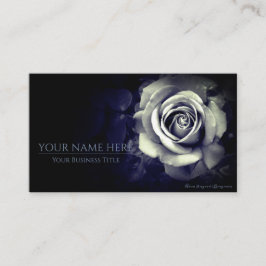 Monochrome Rose:Business Card Visitenkarte