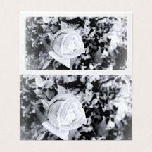 Monochrome Rose Guest Book for Wedding