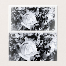 Monochrome Rose Guest Book for Wedding