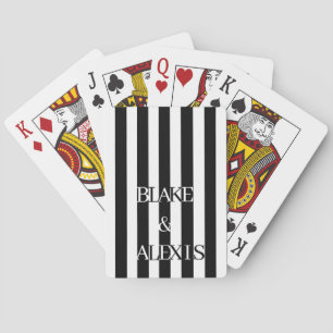 Monochrome Träumerei des unendlichen Schwarz-Weiß Spielkarten