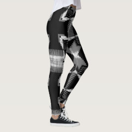 Monochrome Überquerung Leggings