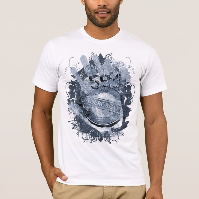 Monochrome Untergrund T-Shirt (Vorderseite)