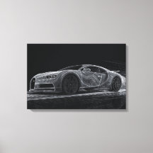 Monochrome Velocity | Automobilkunst (61 cm x 40 c