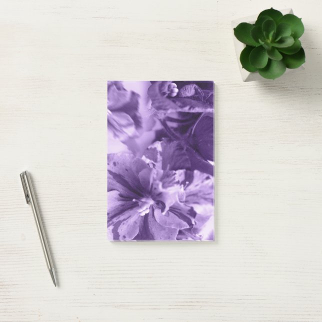 Monochrome Violette Post-it Klebezettel (Büro)