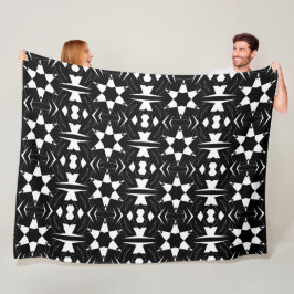 Monochromer Puls Fleecedecke