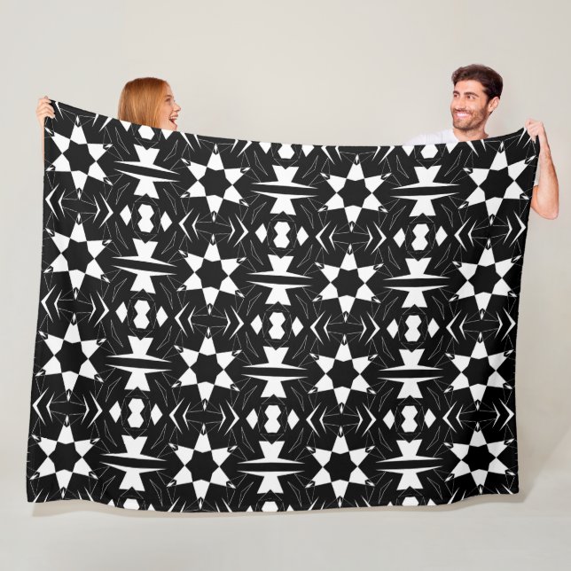 Monochromer Puls Fleecedecke (Beispiel)