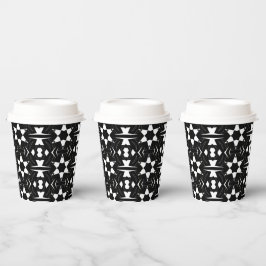 Monochromer Puls Pappbecher