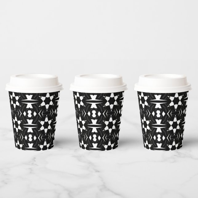 Monochromer Puls Pappbecher (Multi)