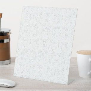 Monochromes Blumenmuster – Elegante nahtlose Kunst Sockelschild