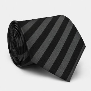 Monochromes Grau-Schwarz-Diagonal Krawatte