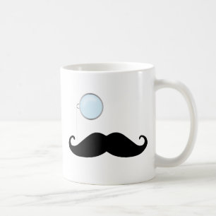Monocle-Schnurrbart Kaffeetasse