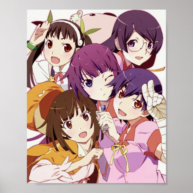 Monogatari-Reihe - Gruppe Poster (Vorne)