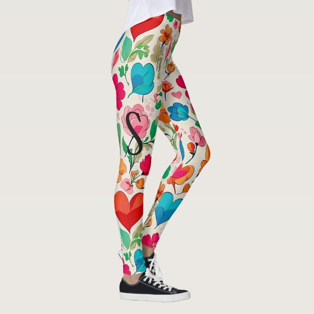 Monografie des modernen Valentinstag Leggings (Von Creator hochgeladen)