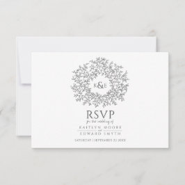 Monografische, handgezeichnete UAWG RSVP Karte