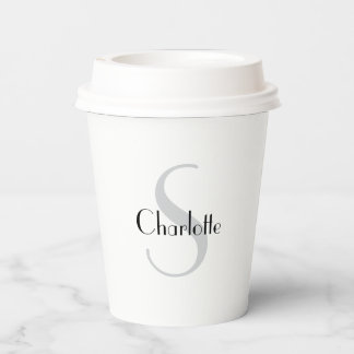 Monografische Hochzeitstiefel-Liebe Ihr Papier-Cup Pappbecher