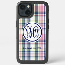 Monografischer Schriftart des Navy Vine Mongram Pi