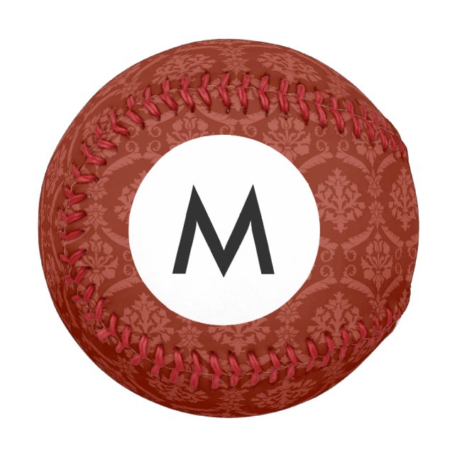 Monografisches Damasepapete 3 Baseball (Vorderseite Links)