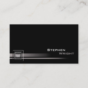 Monografisches Floating-Counter Würfel - Moderne,  Visitenkarte