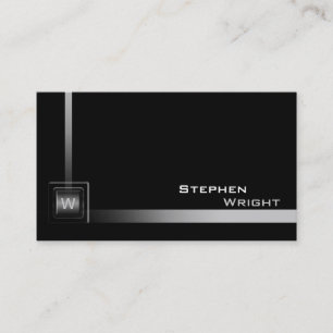 Monografisches Floating-Counter Würfel - Moderne,  Visitenkarte