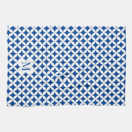 Monografisches Muster für das Kreisquartal, kunden Geschirrtuch