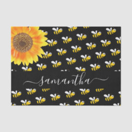 Monografisches Skript für Sonnenblumen Seidenpapier