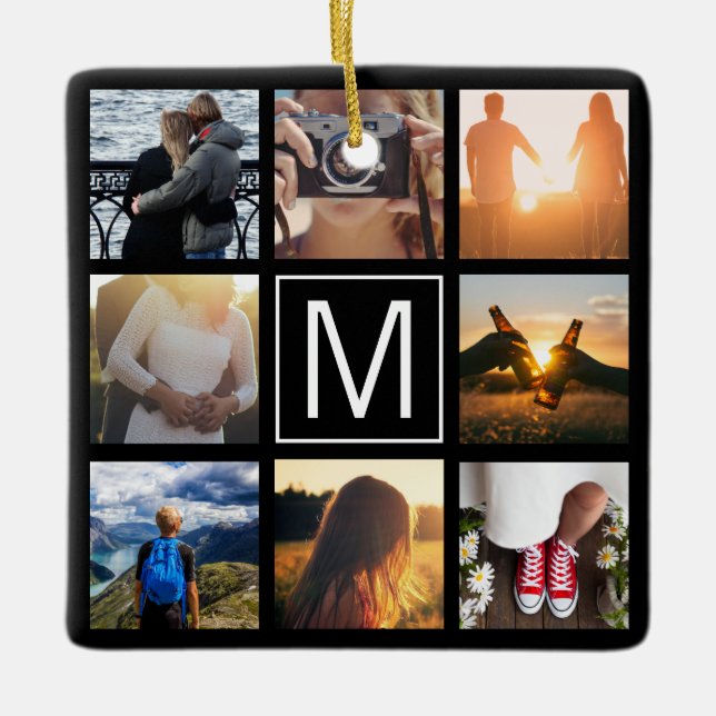 Monogram 8 Frame NGL Keramikornament (Vorderseite)