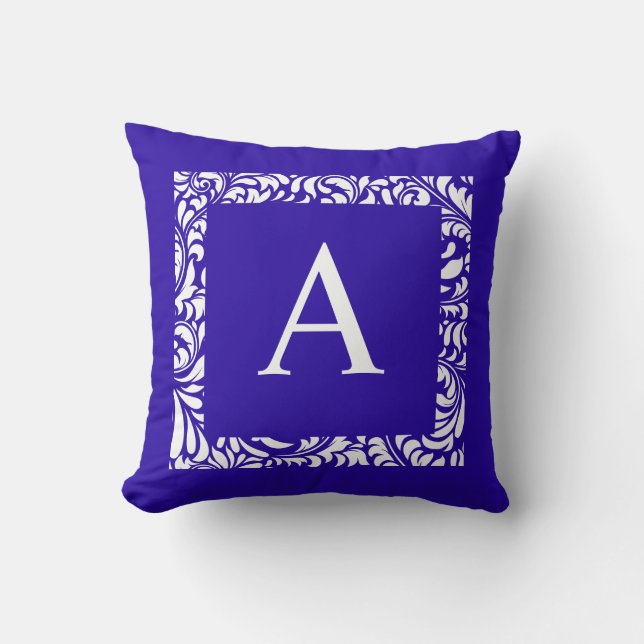 Monogram A Kissen (Vorderseite)