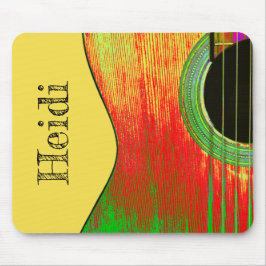 Monogram Abstrakte akustische Gitarre Mousepad