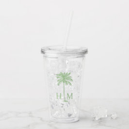 Monogram Acryltrinkbecher