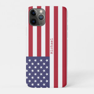 Monogram American USA Flag 4. Juli Personalize Case-Mate iPhone Hülle