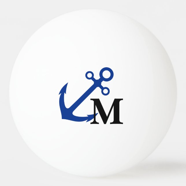 Monogram Anker SW Tischtennisball (Vorderseite)