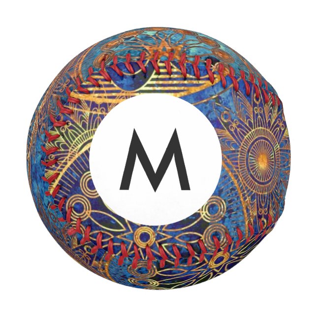 Monogram Art Grunge Baseball (Vorderseite Links)