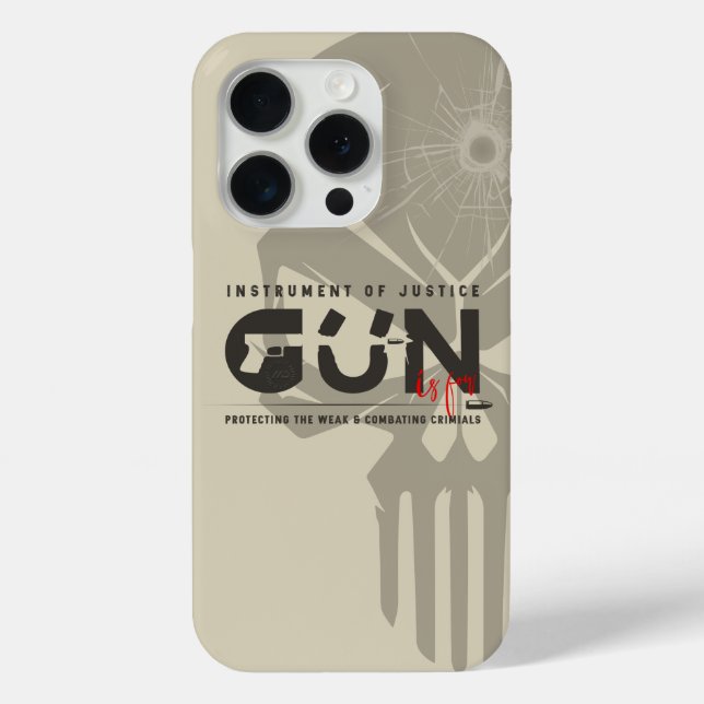 Monogram Art of Gun | Case-Mate iPhone Hülle (Rückseite)