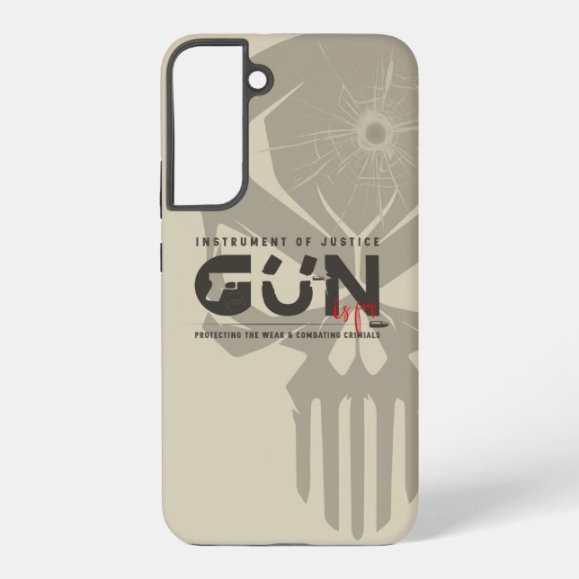 Monogram Art of Gun | Samsung Galaxy Hülle (Rückseite)