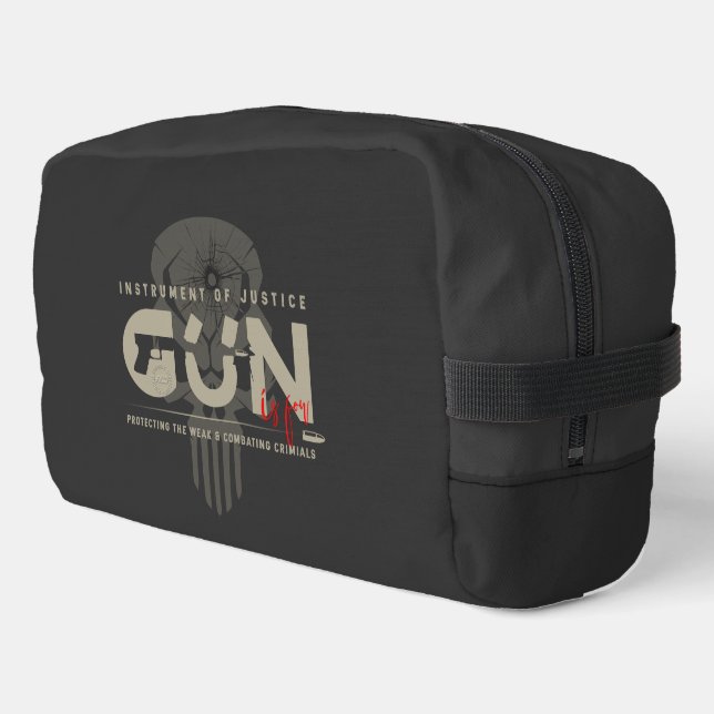 Monogram Art of Gun | Waschbeutel (Linke Seite)