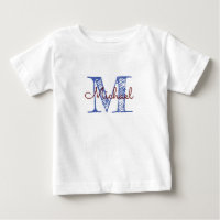 Monogram Baby Boy personalisiert sketched Name Mon