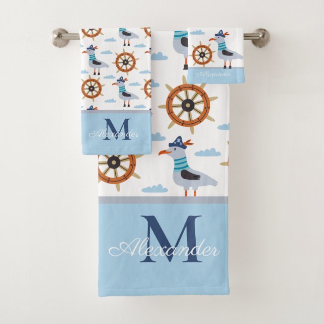 Monogram Bath Handtuch Set (Insitu)