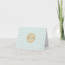 Monogram Batik Cartes pour notes rétro