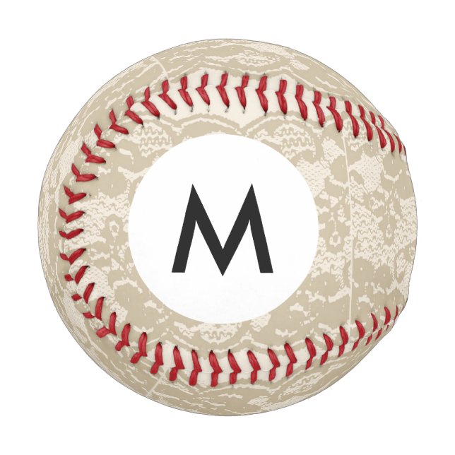 Monogram Beige Spitze Baseball (Vorderseite Links)